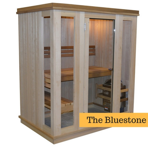 Bluestone Indoor Sauna from Almost Heaven Saunas