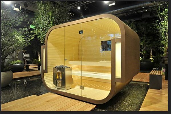 Transparent Sauna
