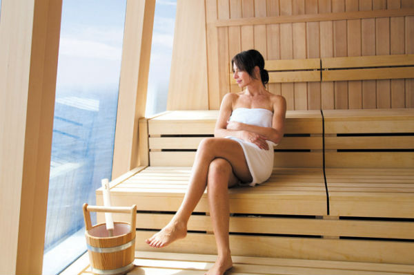Sauna On A Cruise Ship