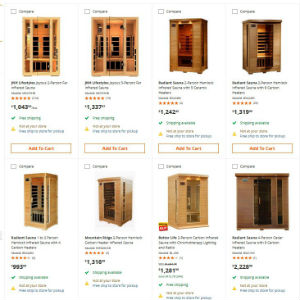 The Different Saunas At The Home Depot